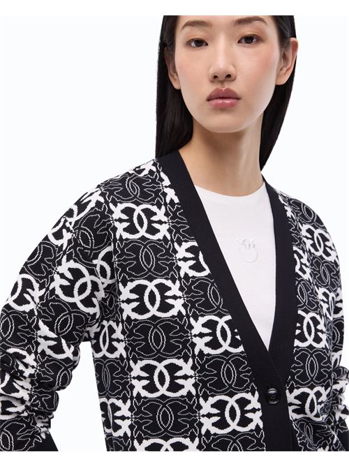 Cardigan con logo Love Birds PINKO | 106042A2YD/ZZ2